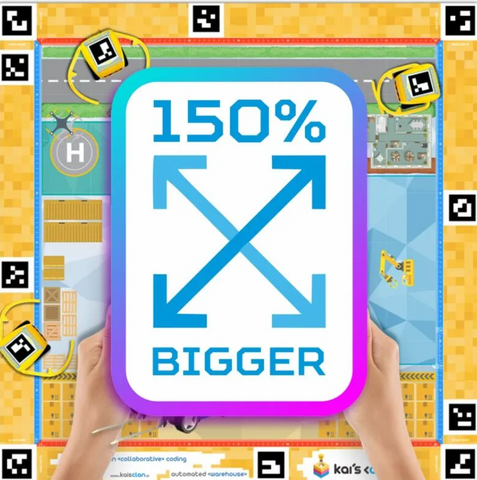 Super Size Automated Warehouse AR-VR Adventure Mat