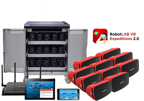 Virtual Reality Kit with Charging Cart