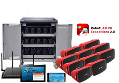 Virtual Reality Kit with Charging Cart