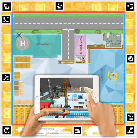 Automated Warehouse AR-VR Adventure Mat